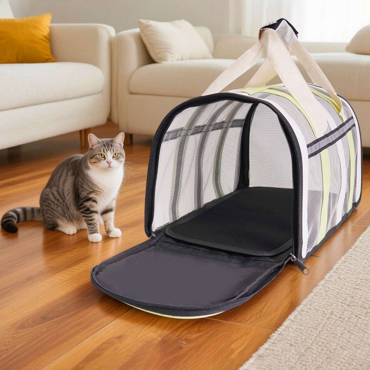 Soft-Sided Pet Carrier Tote Bag
