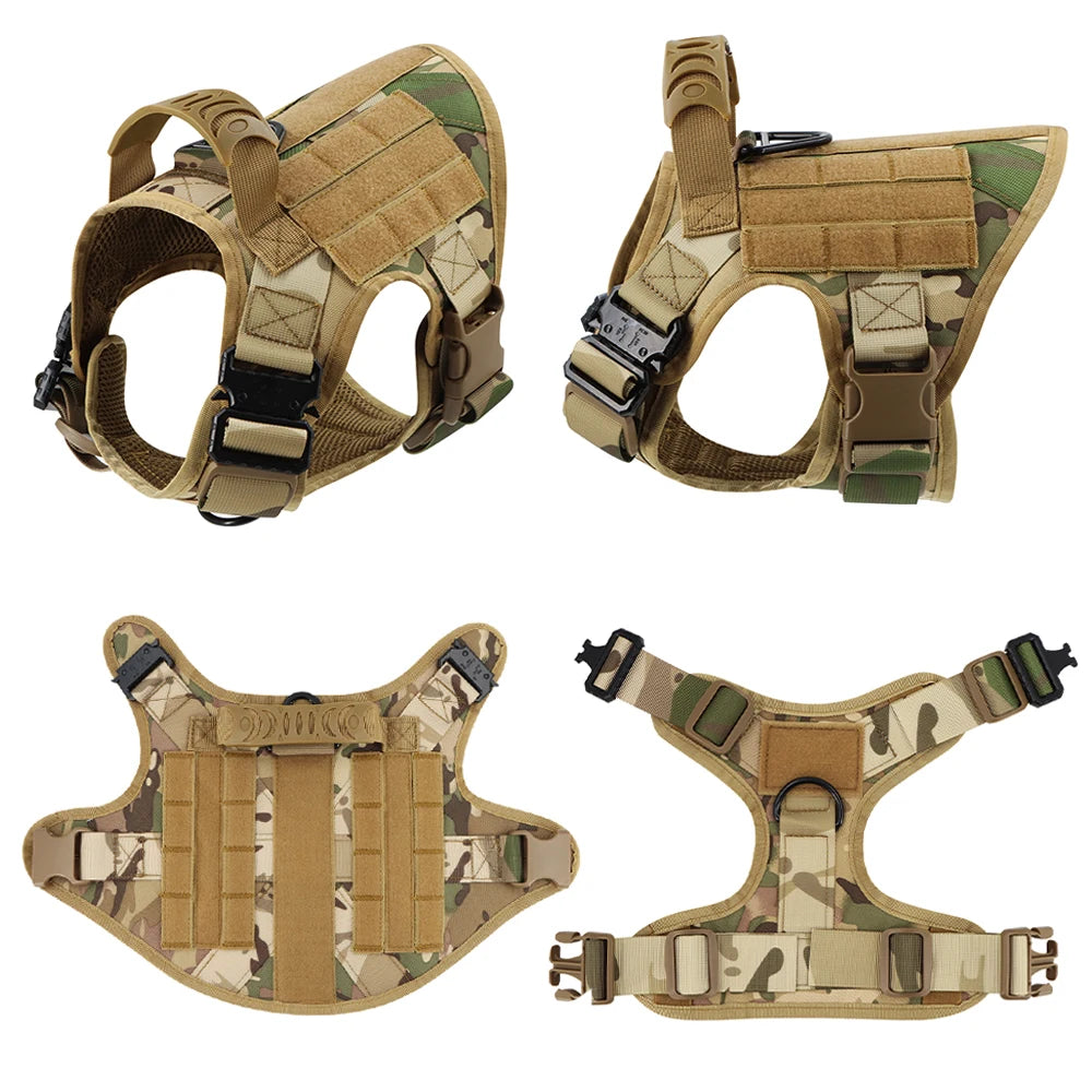 Tactical Dog Harness & Leash Set