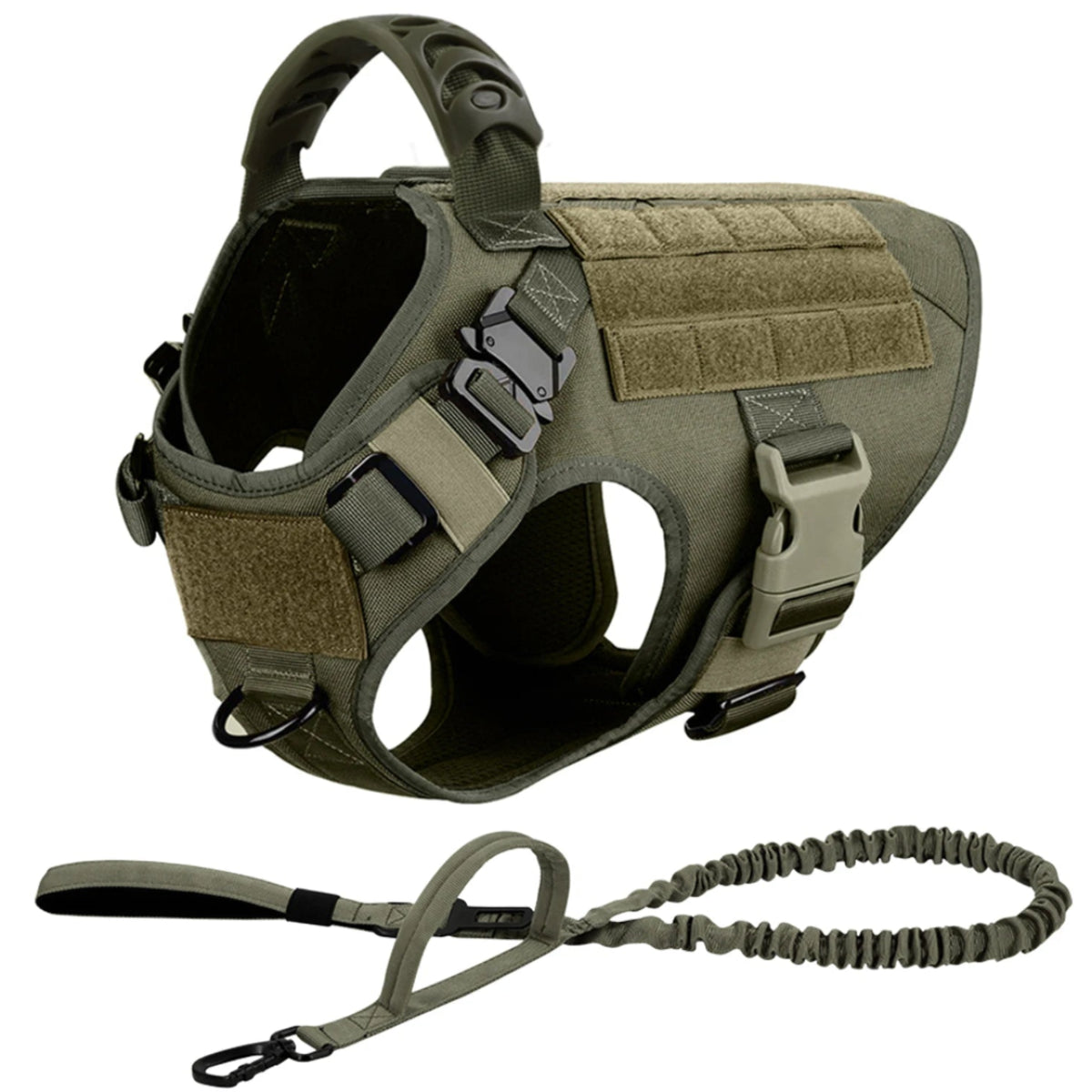 Tactical Dog Harness & Leash Set