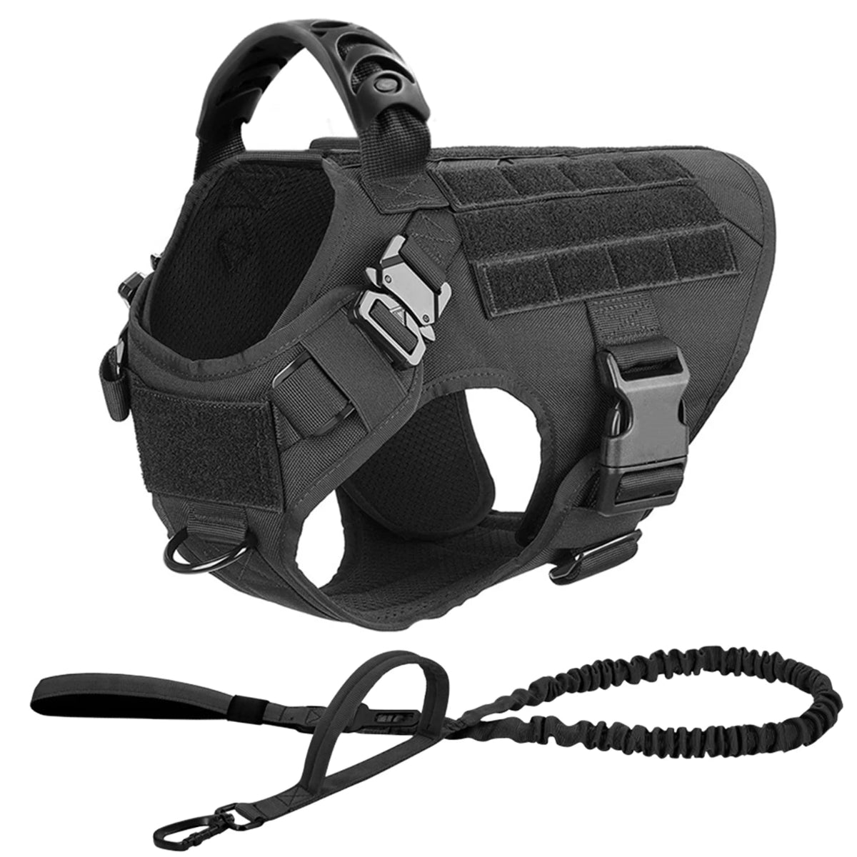 Tactical Dog Harness & Leash Set