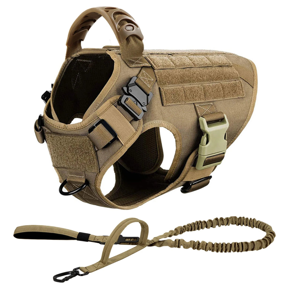 Tactical Dog Harness & Leash Set