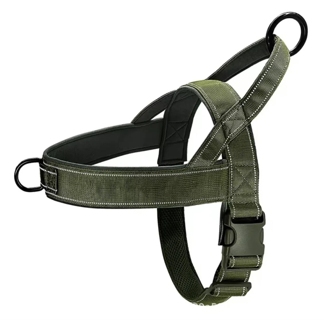 Tactical No-Pull Dog Harness – Heavy Duty, Reflective & Padded