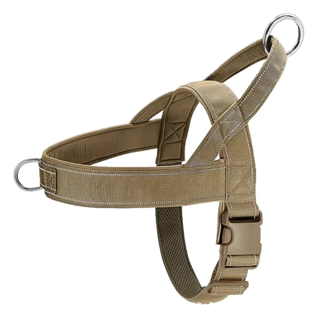 Tactical No-Pull Dog Harness – Heavy Duty, Reflective & Padded