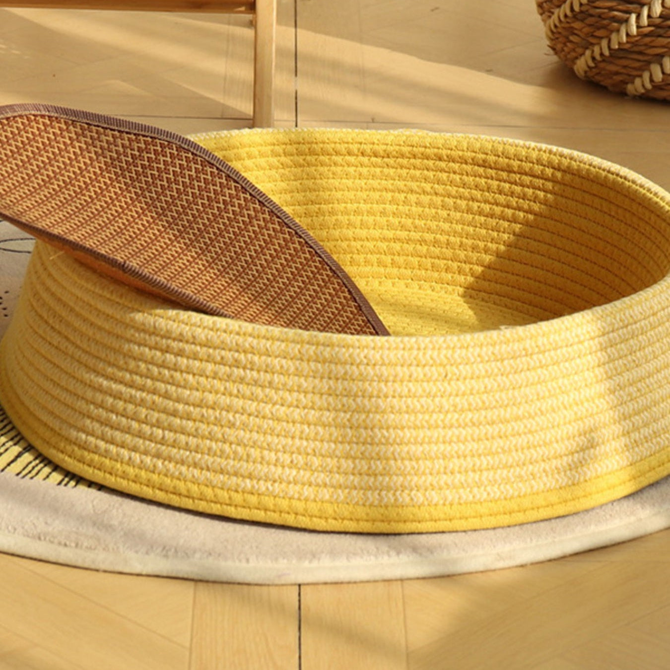 Woven Rattan Pet Nest