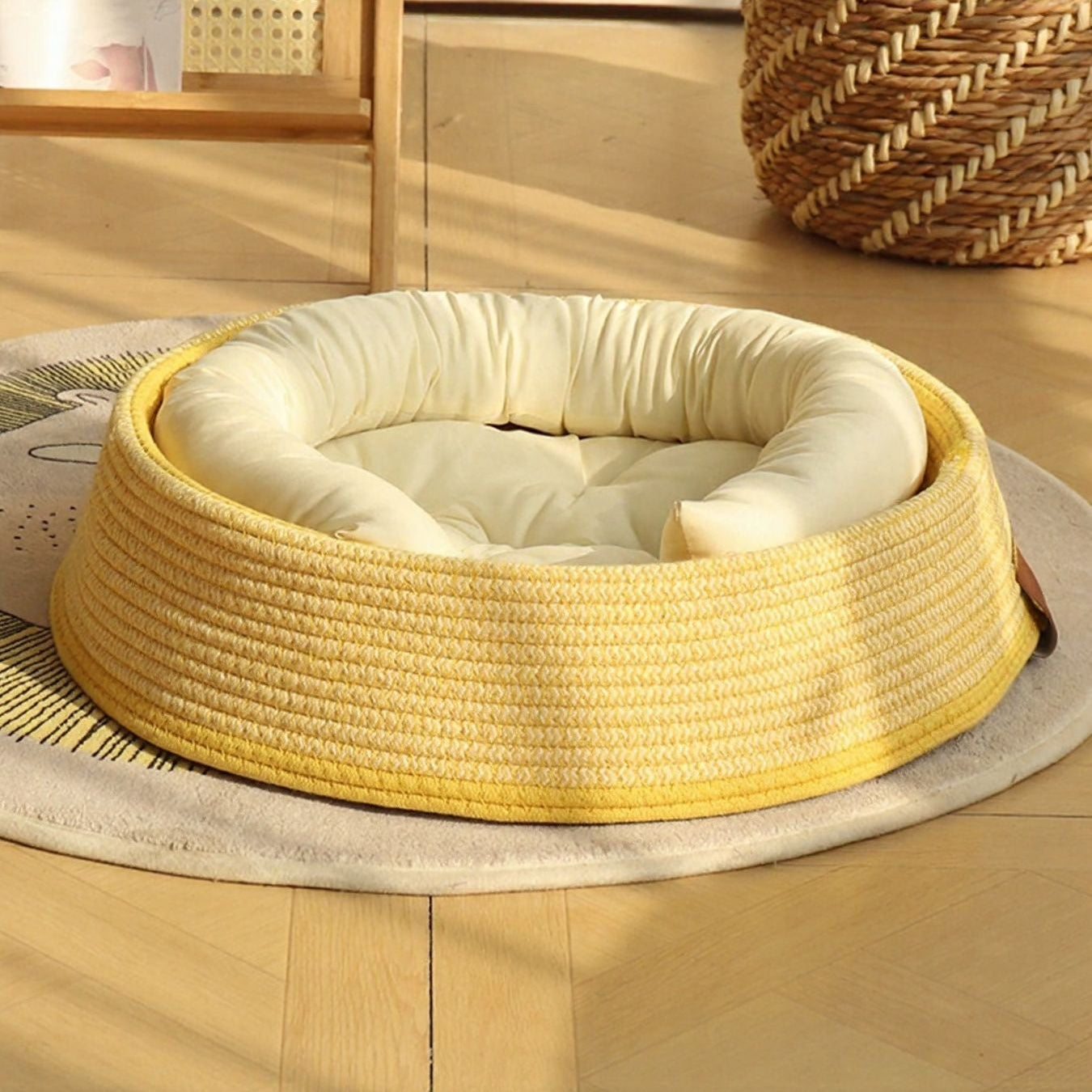 Woven Rattan Pet Nest