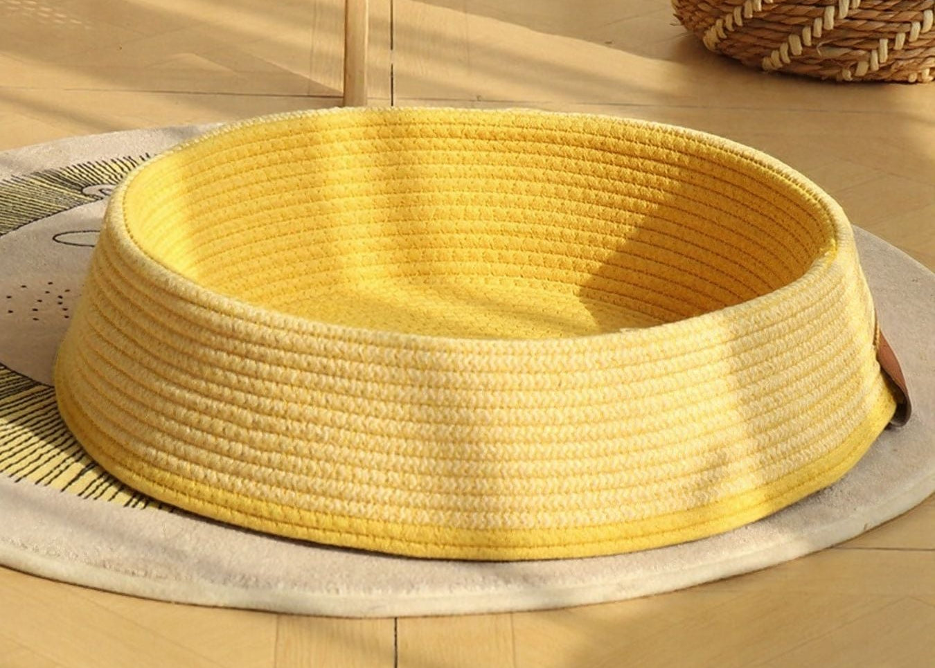 Woven Rattan Pet Nest