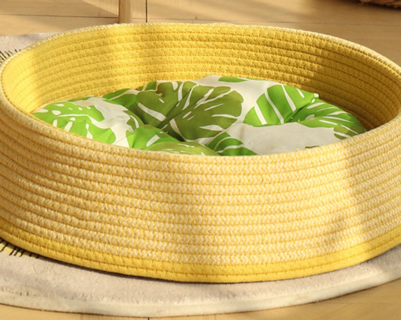 Woven Rattan Pet Nest
