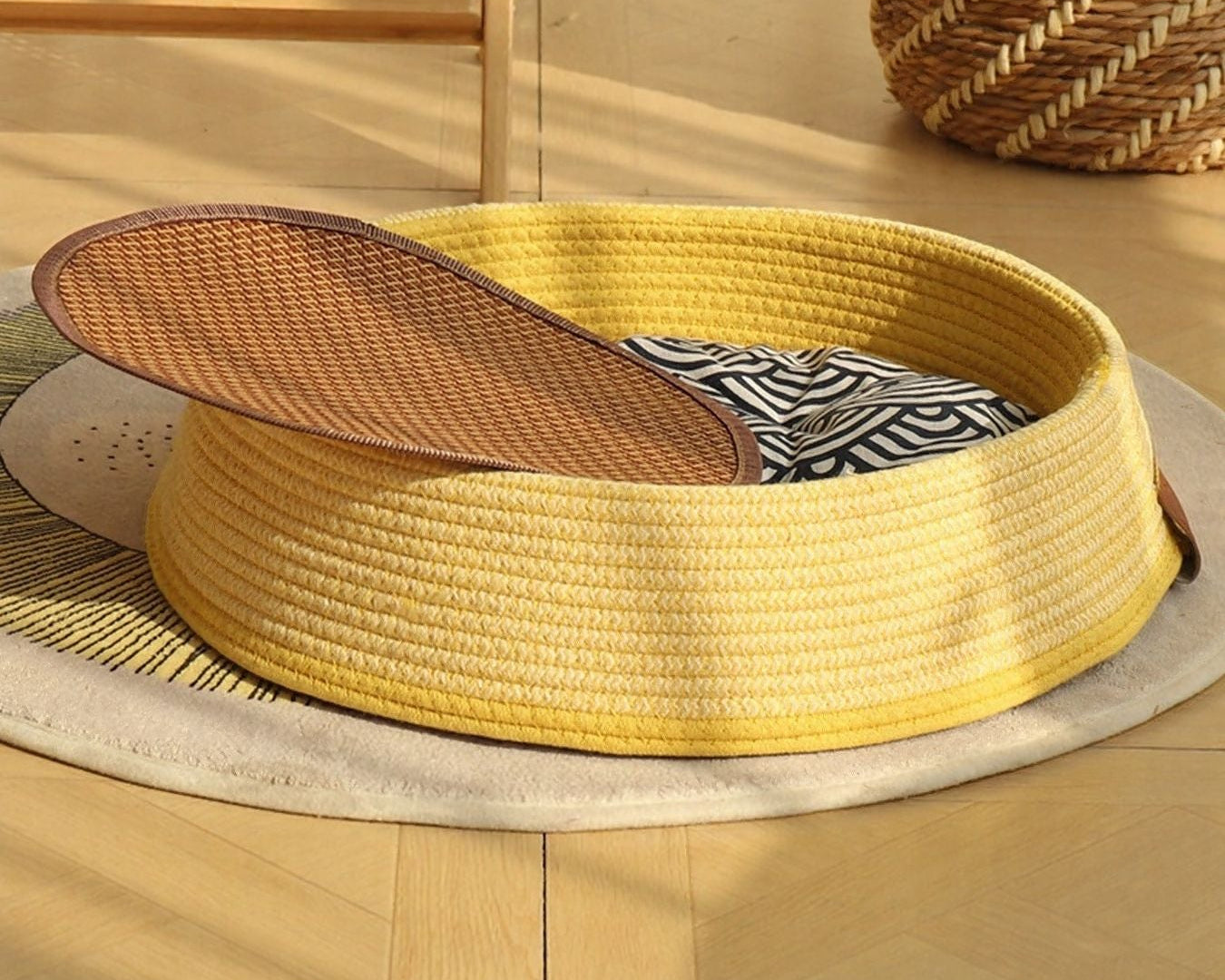 Woven Rattan Pet Nest