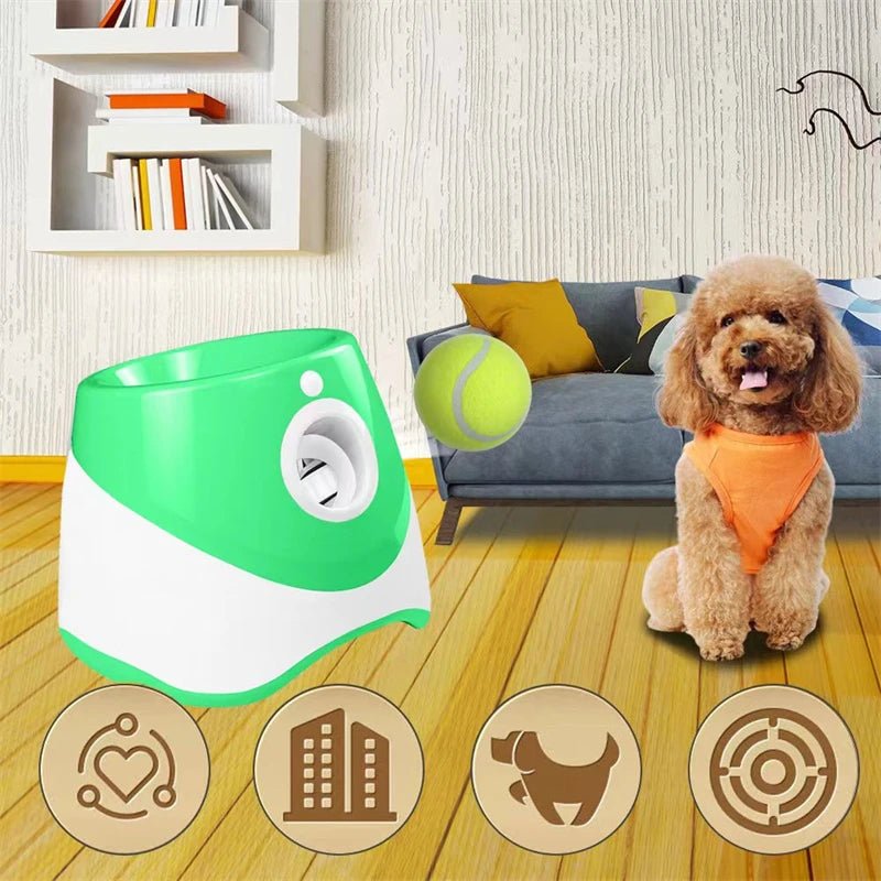 Automatic Dog Tennis Launcher – Interactive & Rechargeable Toy - Best Buddy Store