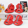 Breathable Mesh Dog Sandals Non Slip Rubber Sole 4 Dog Shoes for Walking - Best Buddy Store