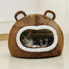 Brown Cat Bed Cozy Pet Tent - Best Buddy Store
