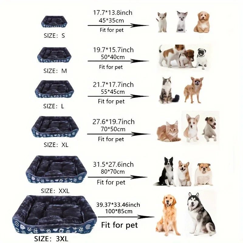 Cushion Dog Bed – Pet Basket for All Sizes - Best Buddy Store