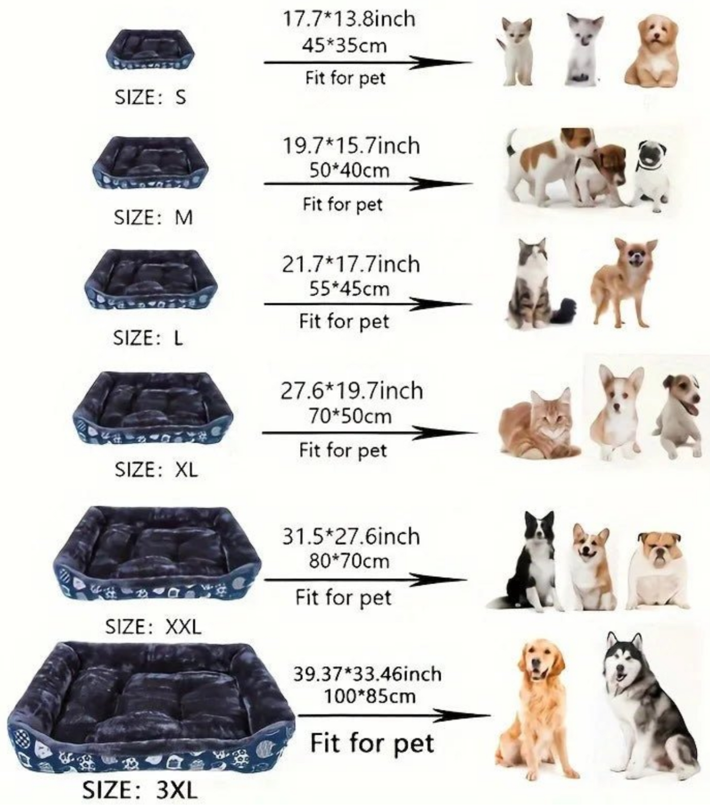 Cushion Dog Bed – Pet Basket for All Sizes - Best Buddy Store