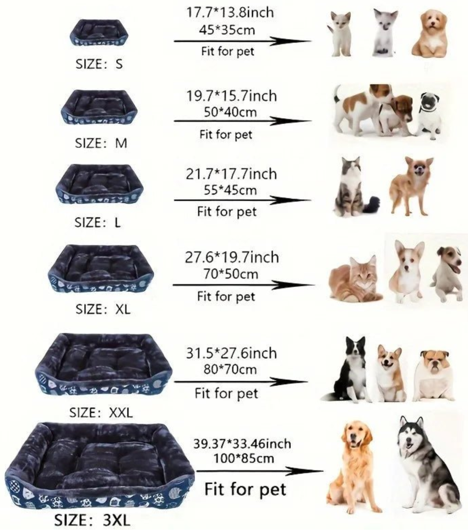 Cushion Dog Bed – Pet Basket for All Sizes - Best Buddy Store