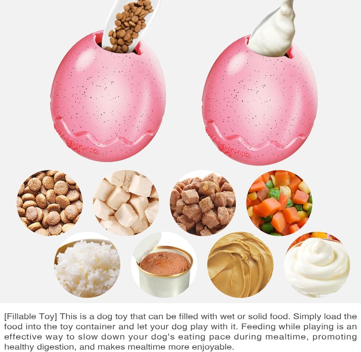 Dog Food Chew Leak Ball – Freeze Fillable Treat & Anxiety Reliever - Best Buddy Store