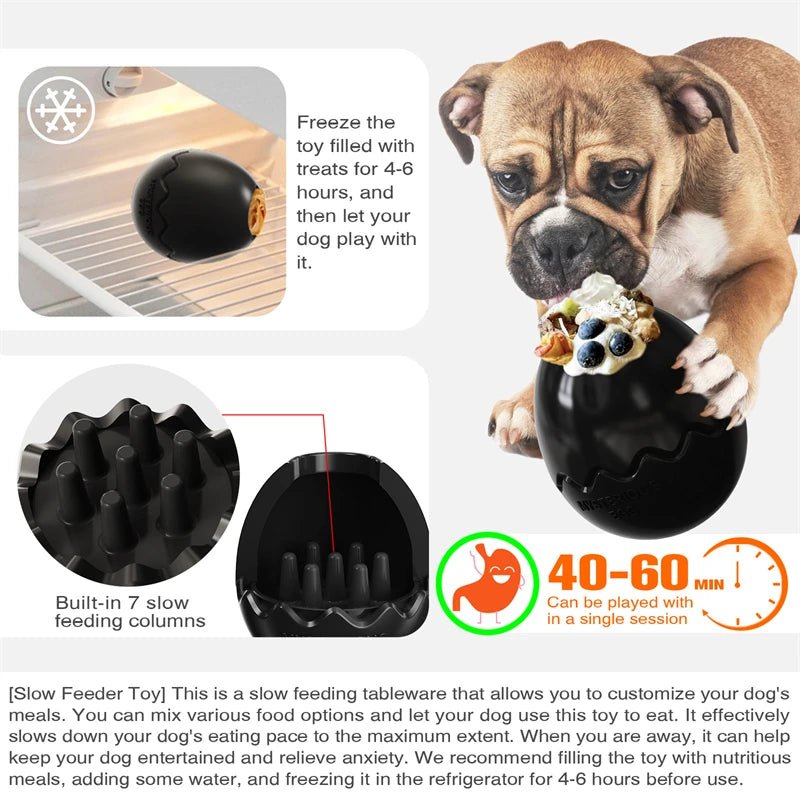 Dog Food Chew Leak Ball – Freeze Fillable Treat & Anxiety Reliever - Best Buddy Store