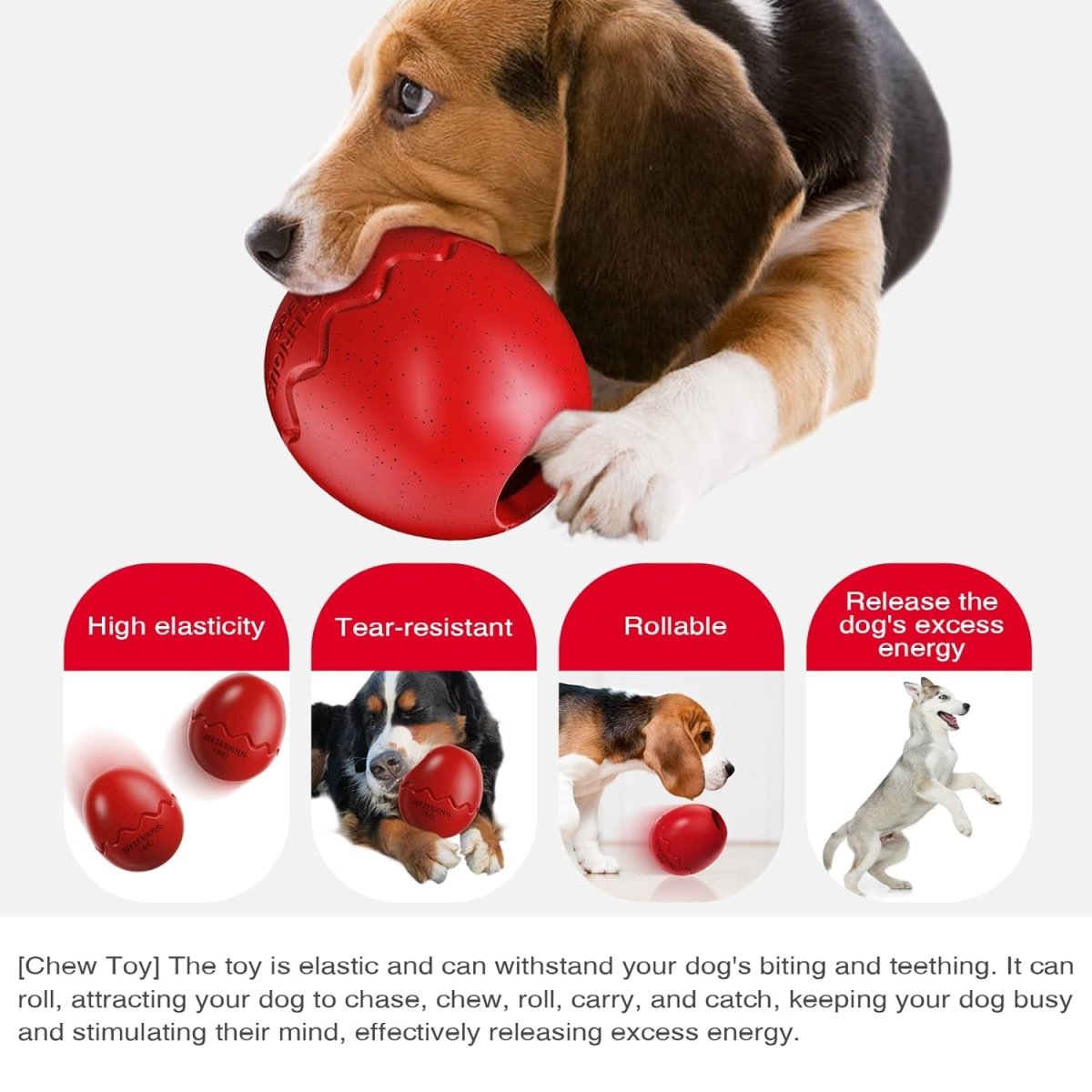 Dog Food Chew Leak Ball – Freeze Fillable Treat & Anxiety Reliever - Best Buddy Store