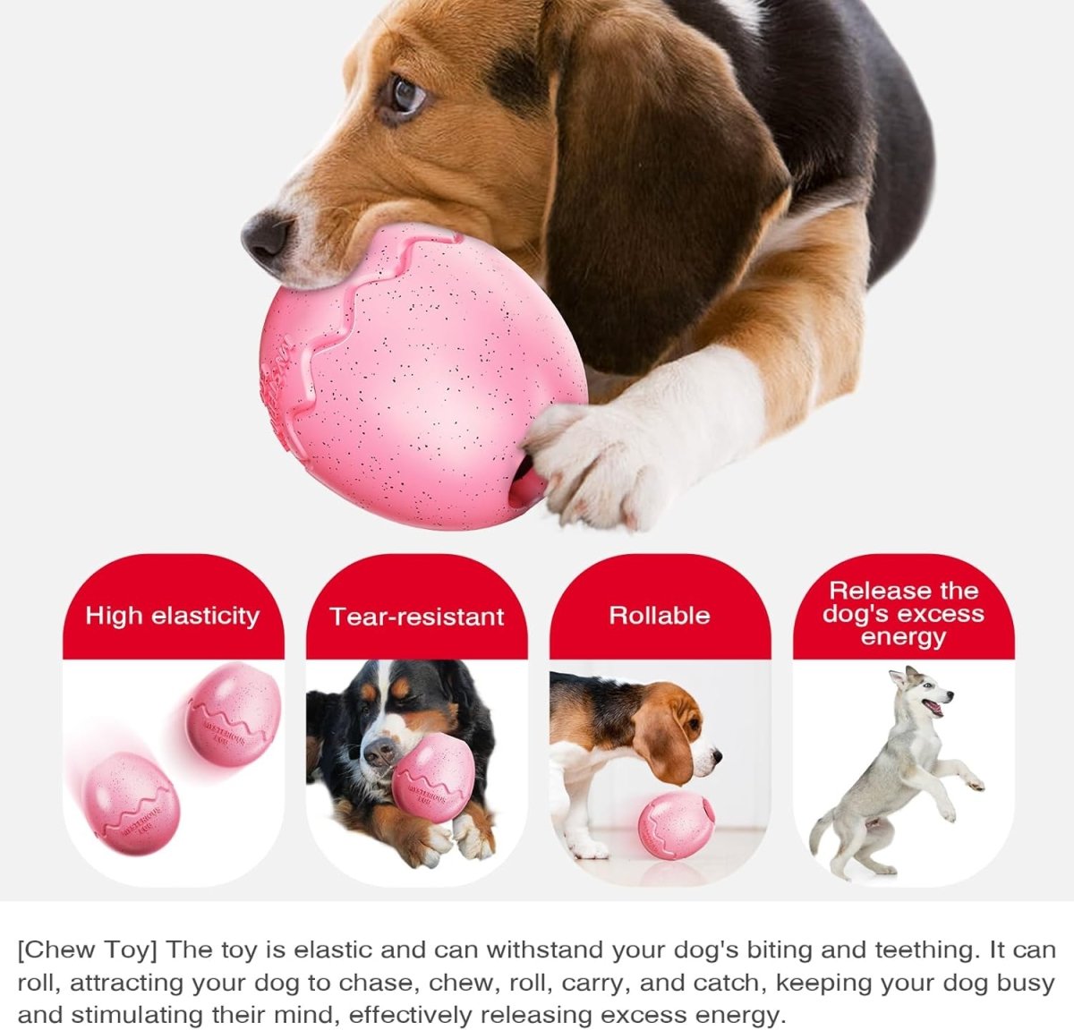Dog Food Chew Leak Ball – Freeze Fillable Treat & Anxiety Reliever - Best Buddy Store