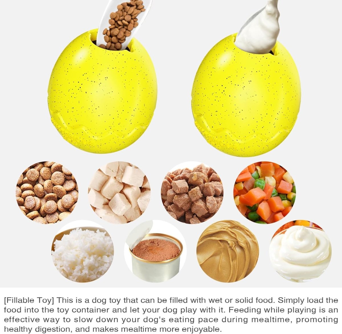 Dog Food Chew Leak Ball – Freeze Fillable Treat & Anxiety Reliever - Best Buddy Store