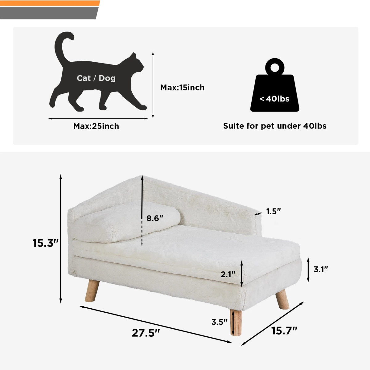 Elevated Pet Bed with Cozy Pad – Waterproof - Best Buddy Store