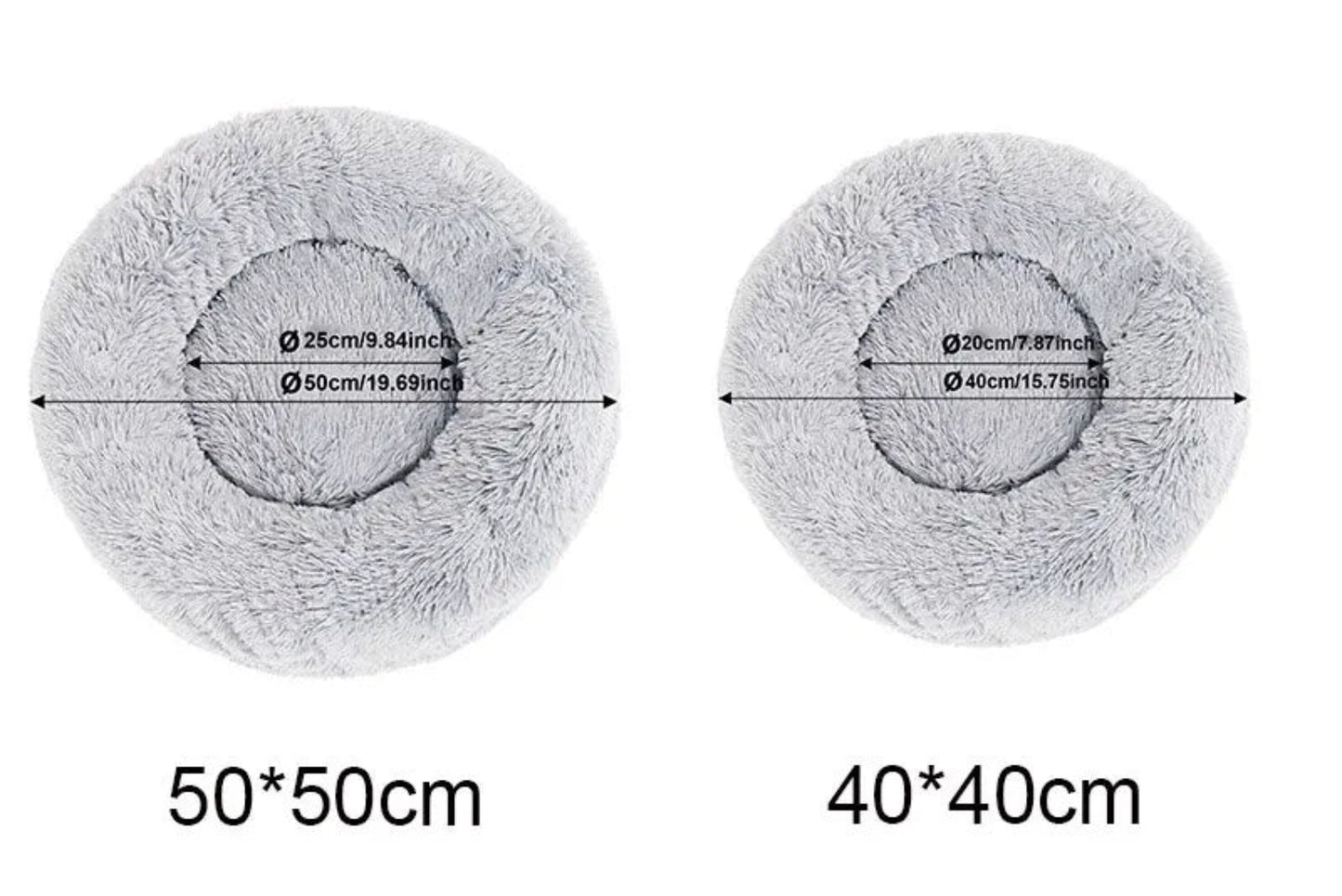 Fluffy Round Pet Bed - Best Buddy Store
