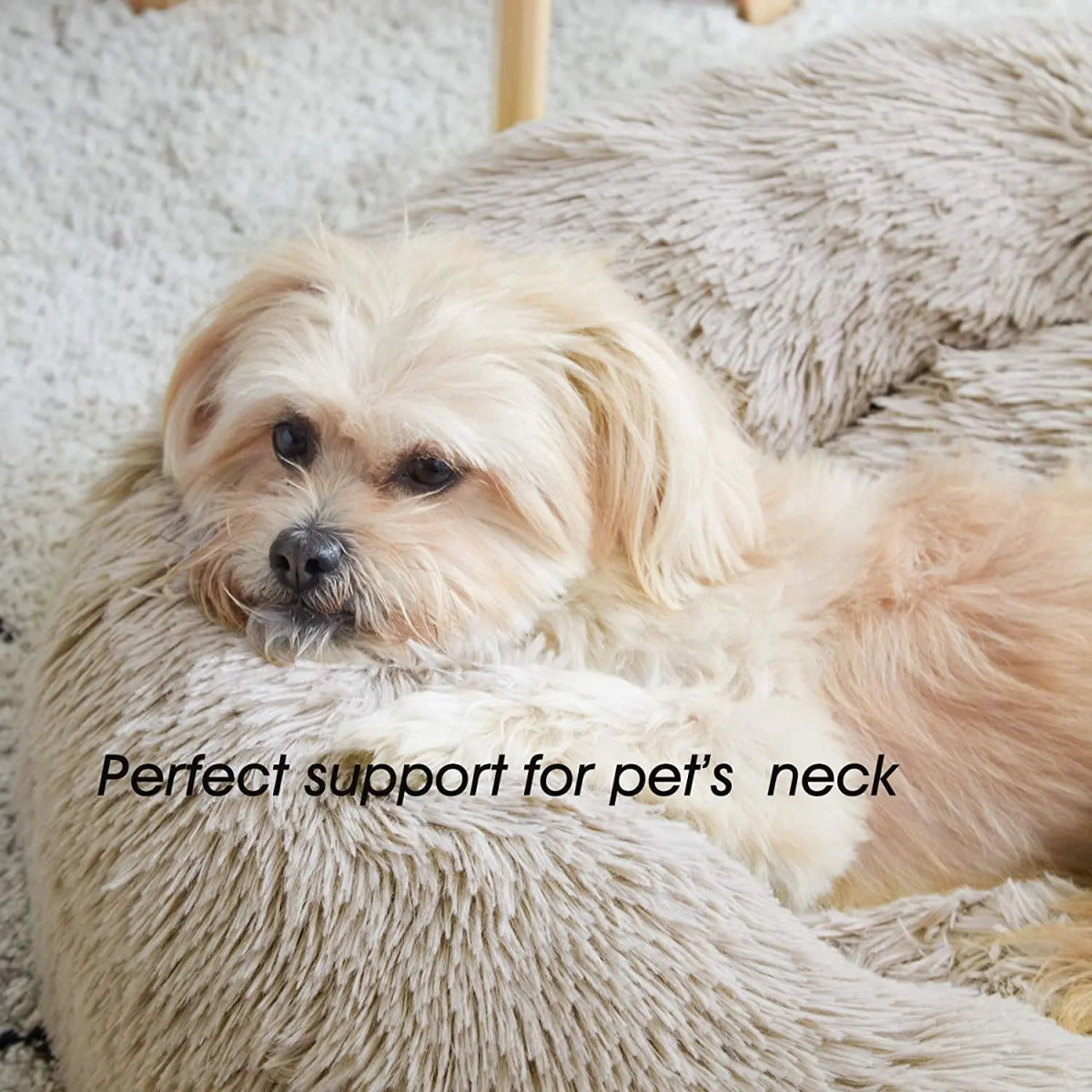 Fluffy Round Pet Bed - Best Buddy Store