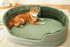 Plush Pet Dog Bed – Thickened, Removable Mat