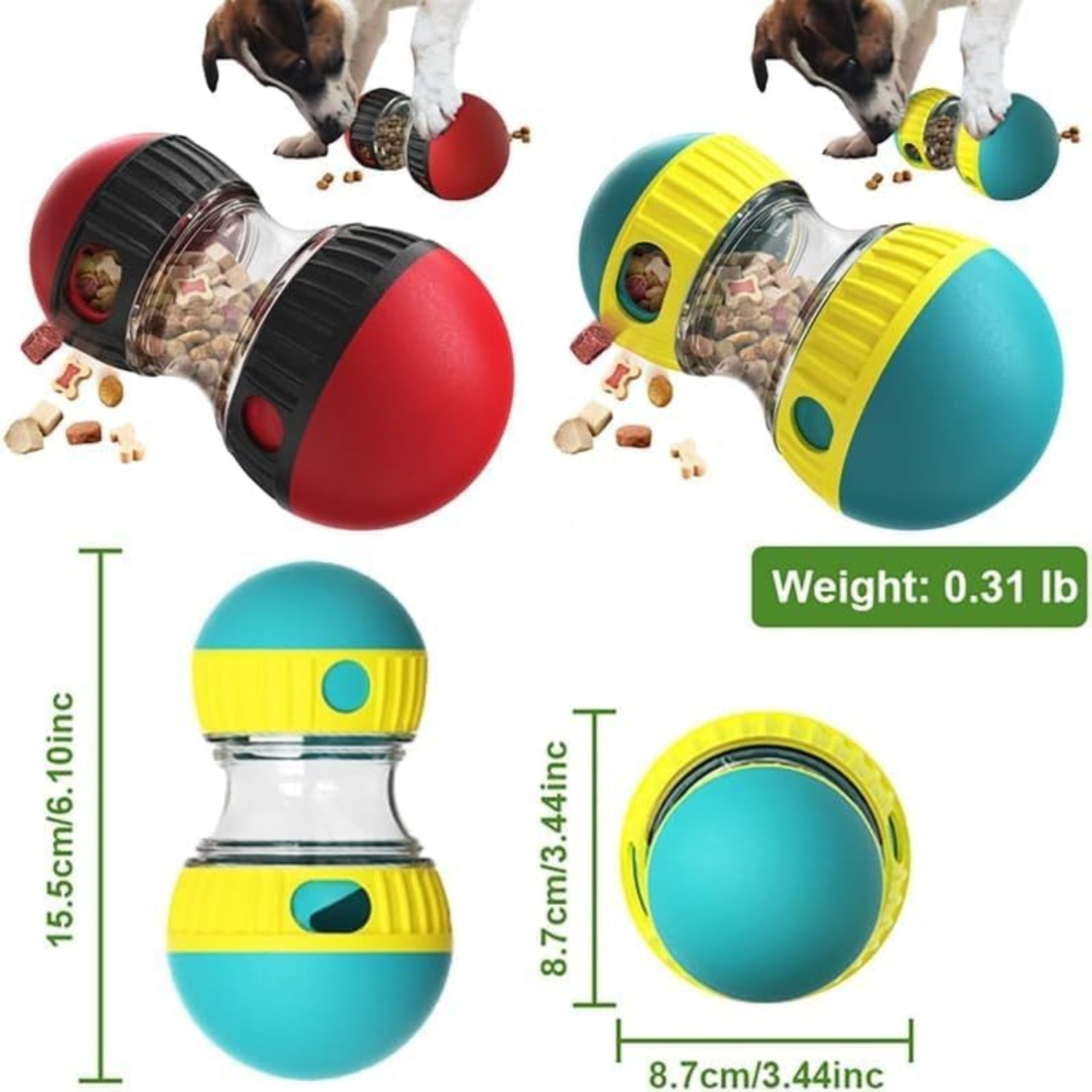 Interactive Dog Toy – Elliptical Track with Leaky Food - Best Buddy Store