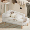 Luxury Elevated Dog Sofa Bed with Backrest Plush Cushion - Best Buddy Store