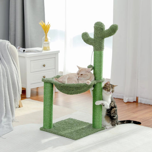 Modern Cat Tree Cactus Tower Scratching Posts For Large Cats - Best Buddy Store