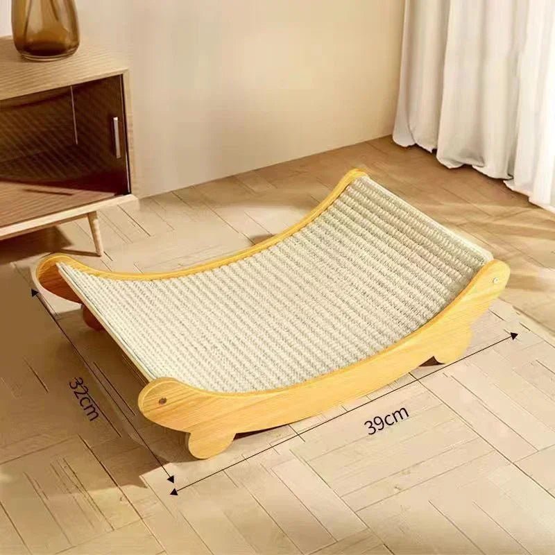 Multifuction Wooden Cat Scratching Sleeping Bed - Best Buddy Store