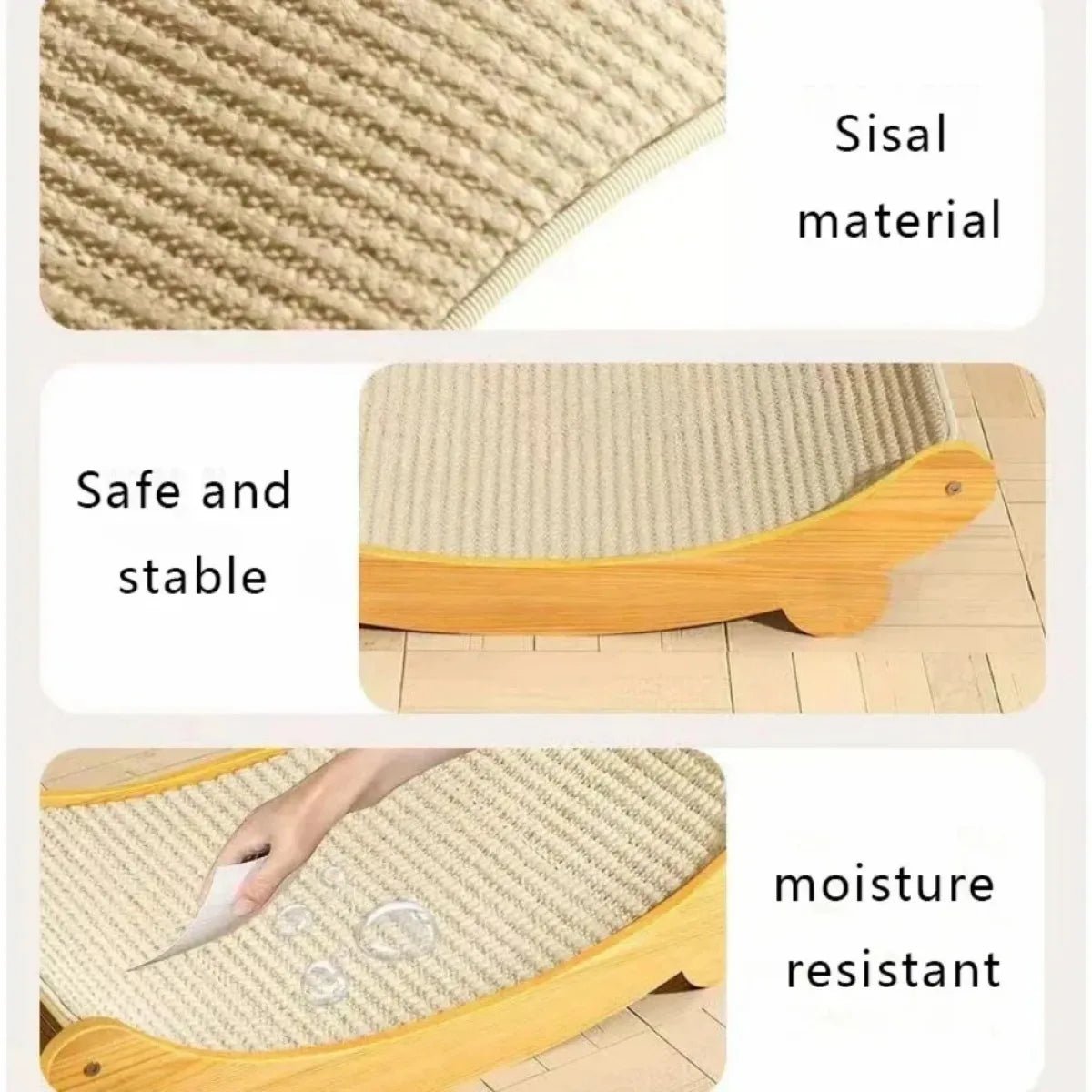 Multifuction Wooden Cat Scratching Sleeping Bed - Best Buddy Store