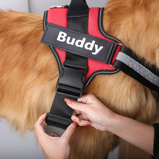 Personalized Dog Reflective Breathable Pet Harness Vest - Best Buddy Store