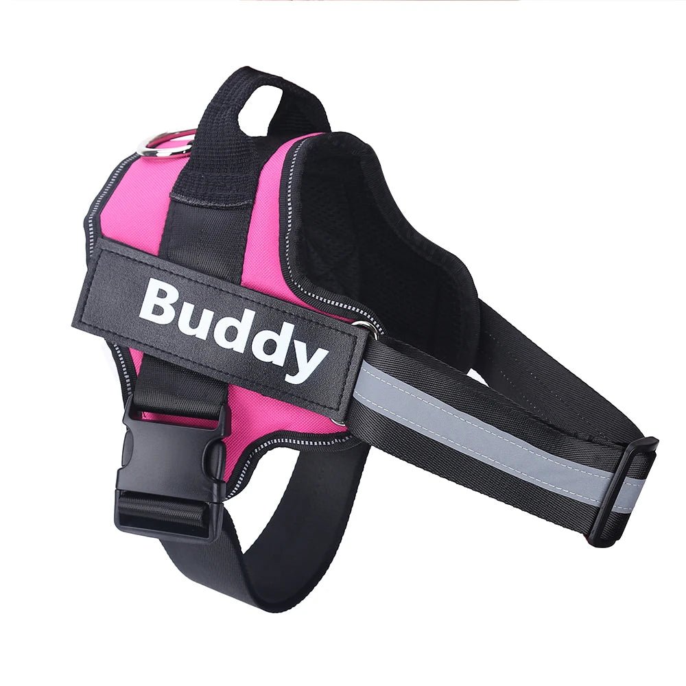 Personalized Dog Reflective Breathable Pet Harness Vest - Best Buddy Store