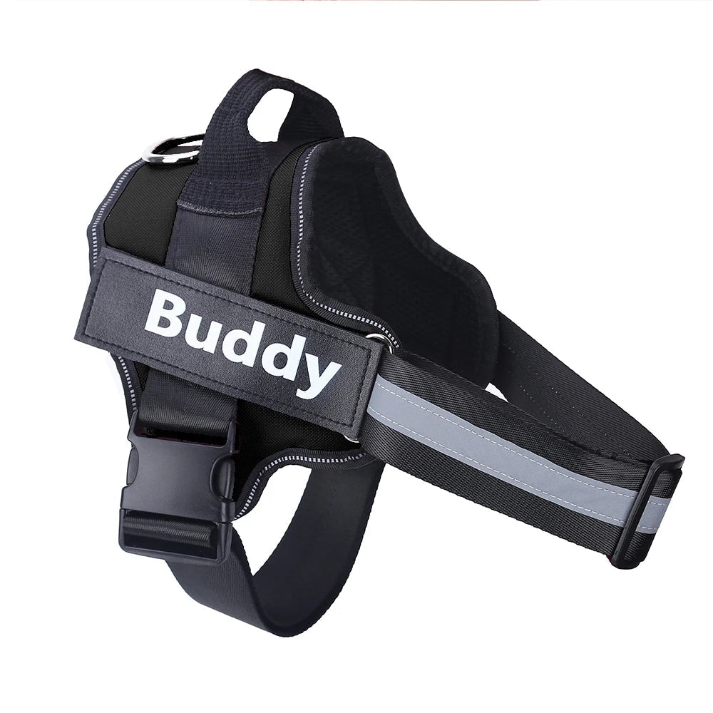 Personalized Dog Reflective Breathable Pet Harness Vest - Best Buddy Store