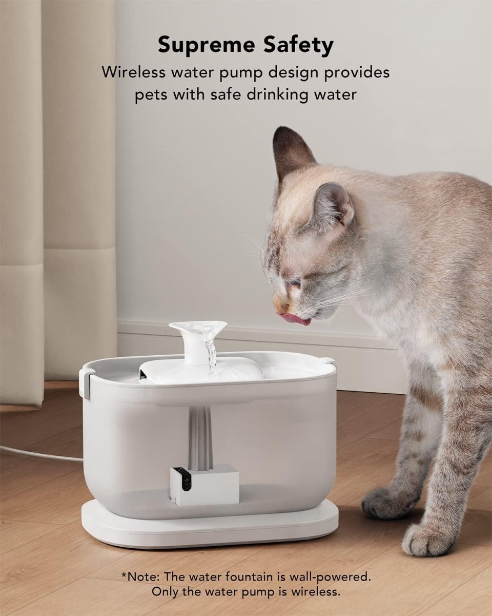 Pet Water Fountain with Self Cleaning Low Noise Design - 84Oz/2.5L - Best Buddy Store