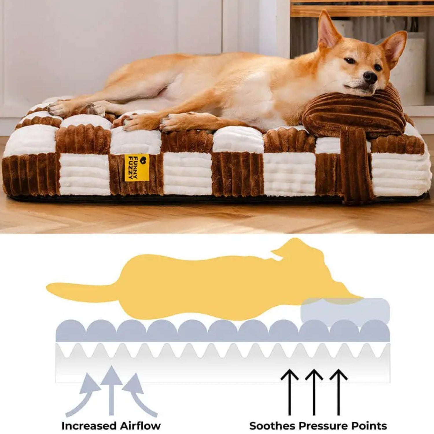 Plush Orthopedic Dog Bed – Soft & Supportive - Best Buddy Store