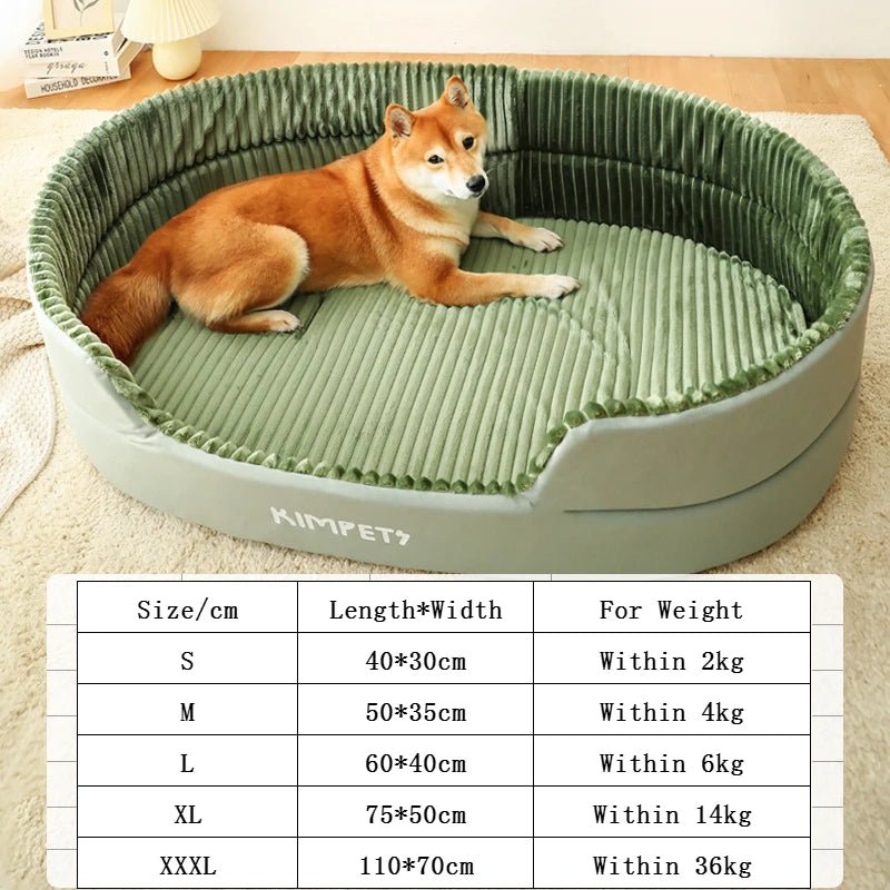 Plush Pet Dog Bed – Thickened, Removable Mat - Best Buddy Store