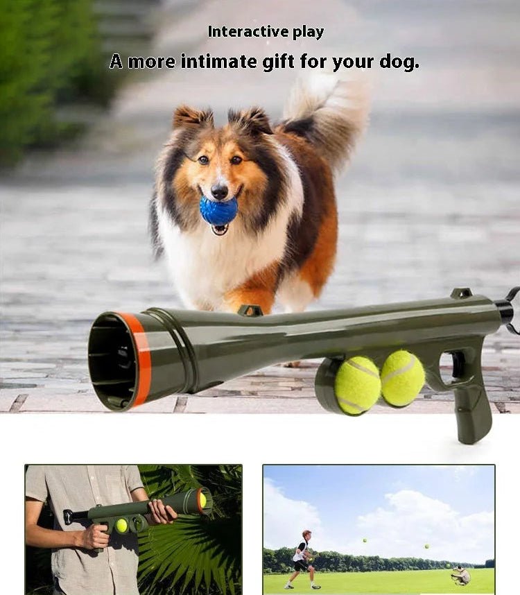 Portable Dog Interactive Ball Thrower\Shooter - Best Buddy Store