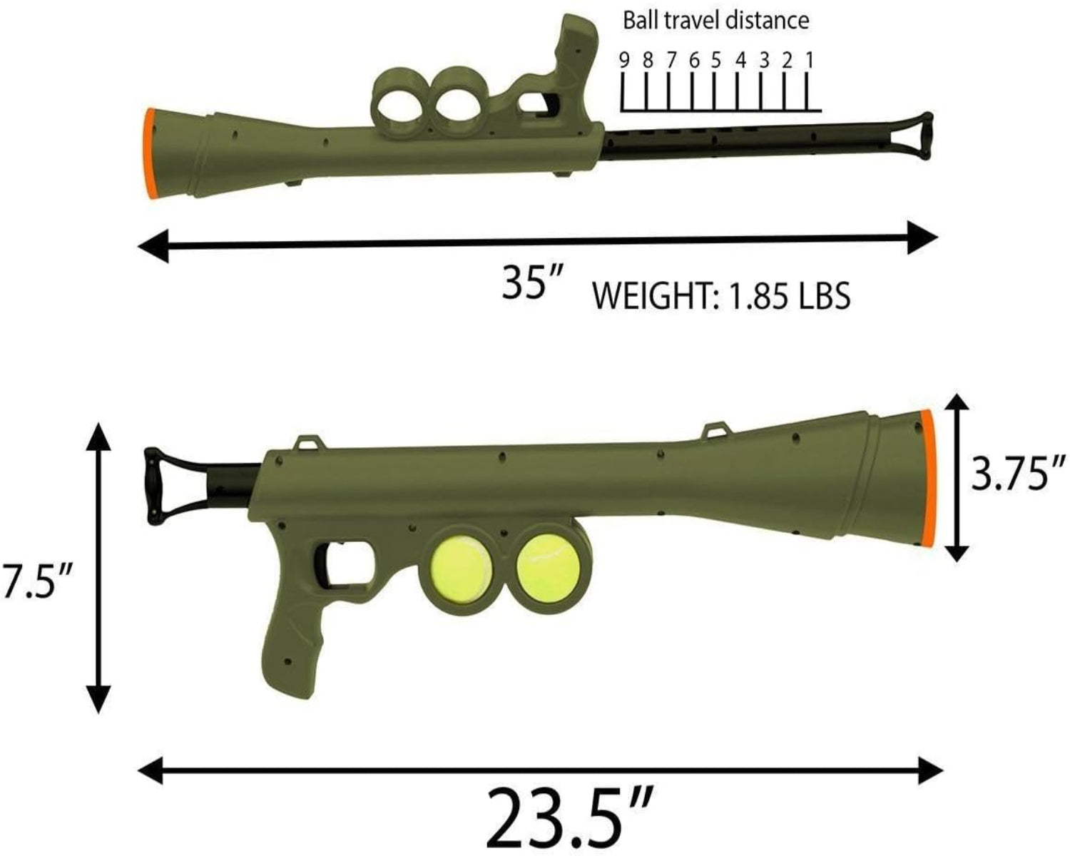 Portable Dog Interactive Ball Thrower\Shooter - Best Buddy Store