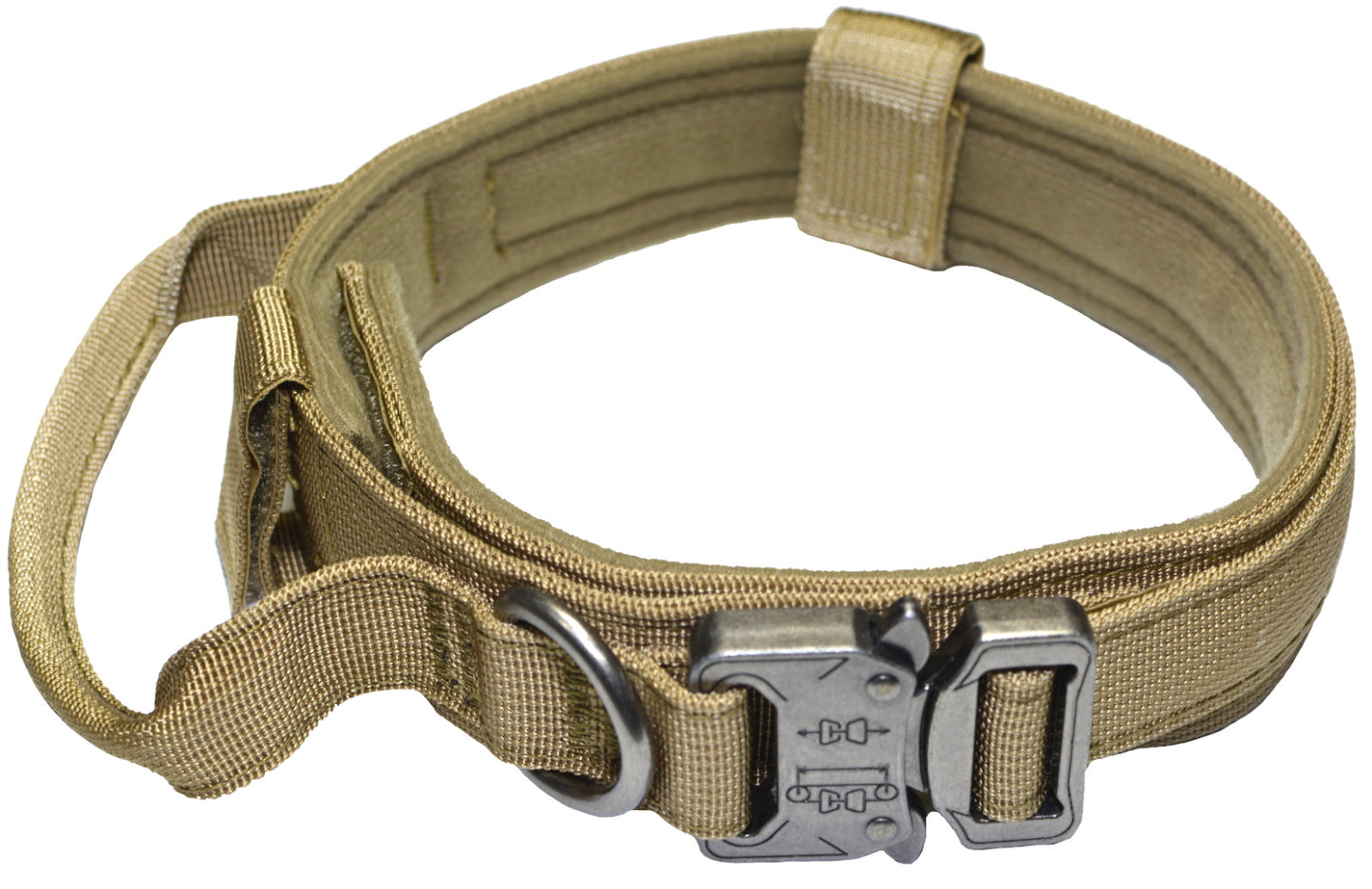 Tactical Dog Collar & Leash Set — Heavy-Duty Nylon, Metal Buckle, Water-Resistant, 4 Colors
