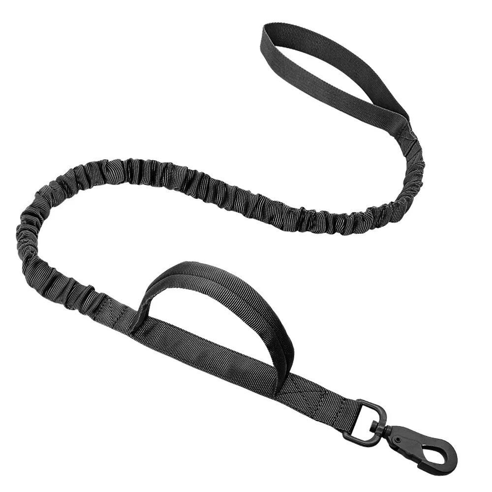Tactical Dog Collar & Leash Set — Heavy-Duty Nylon, Metal Buckle, Water-Resistant, 4 Colors