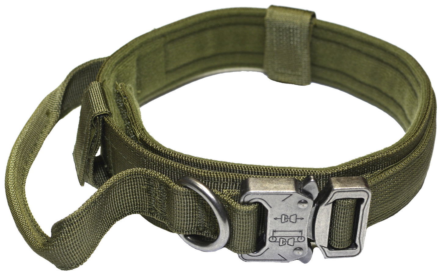 Tactical Dog Collar & Leash Set — Heavy-Duty Nylon, Metal Buckle, Water-Resistant, 4 Colors