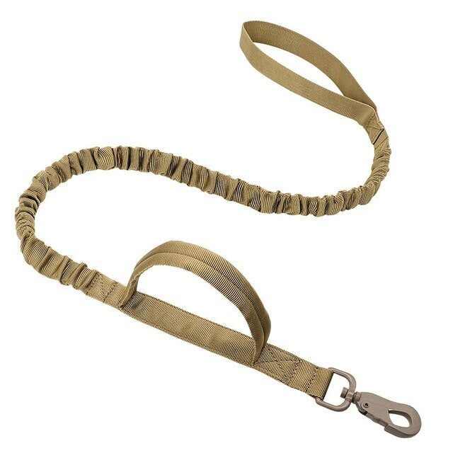 Tactical Dog Collar & Leash Set — Heavy-Duty Nylon, Metal Buckle, Water-Resistant, 4 Colors