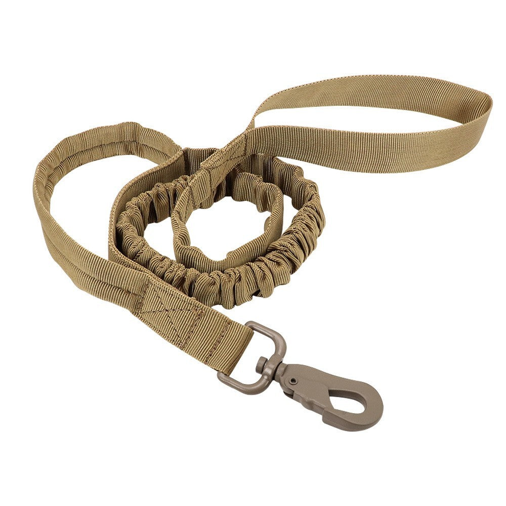 Tactical Dog Collar & Leash Set — Heavy-Duty Nylon, Metal Buckle, Water-Resistant, 4 Colors