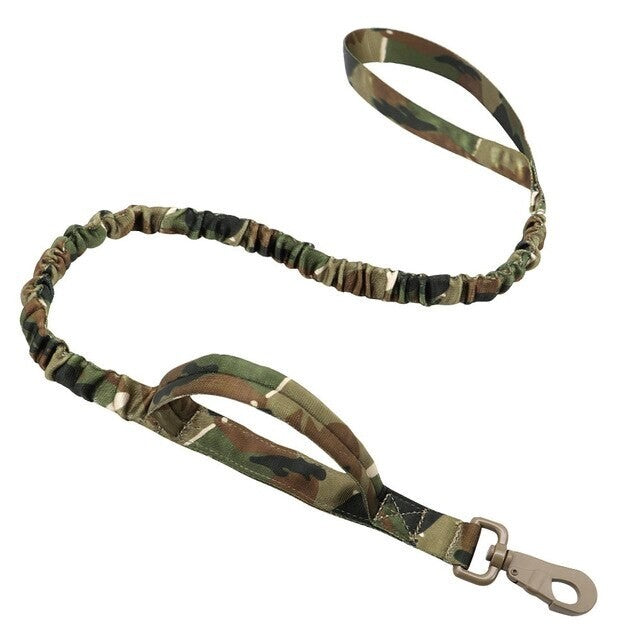 Tactical Dog Collar & Leash Set — Heavy-Duty Nylon, Metal Buckle, Water-Resistant, 4 Colors