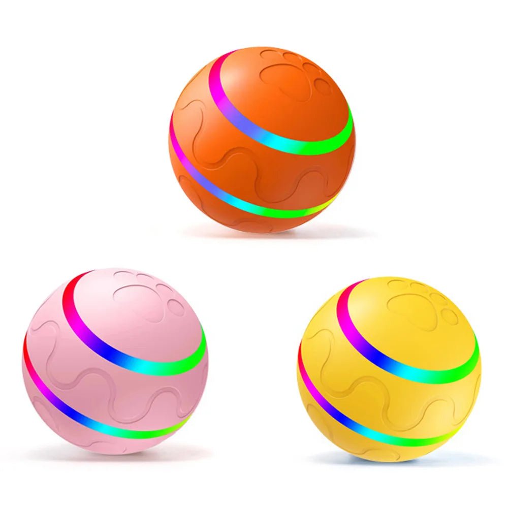 Smart Interactive Dog Ball – Flashing, Rotating, Waterproof Chew Toy - Best Buddy Store