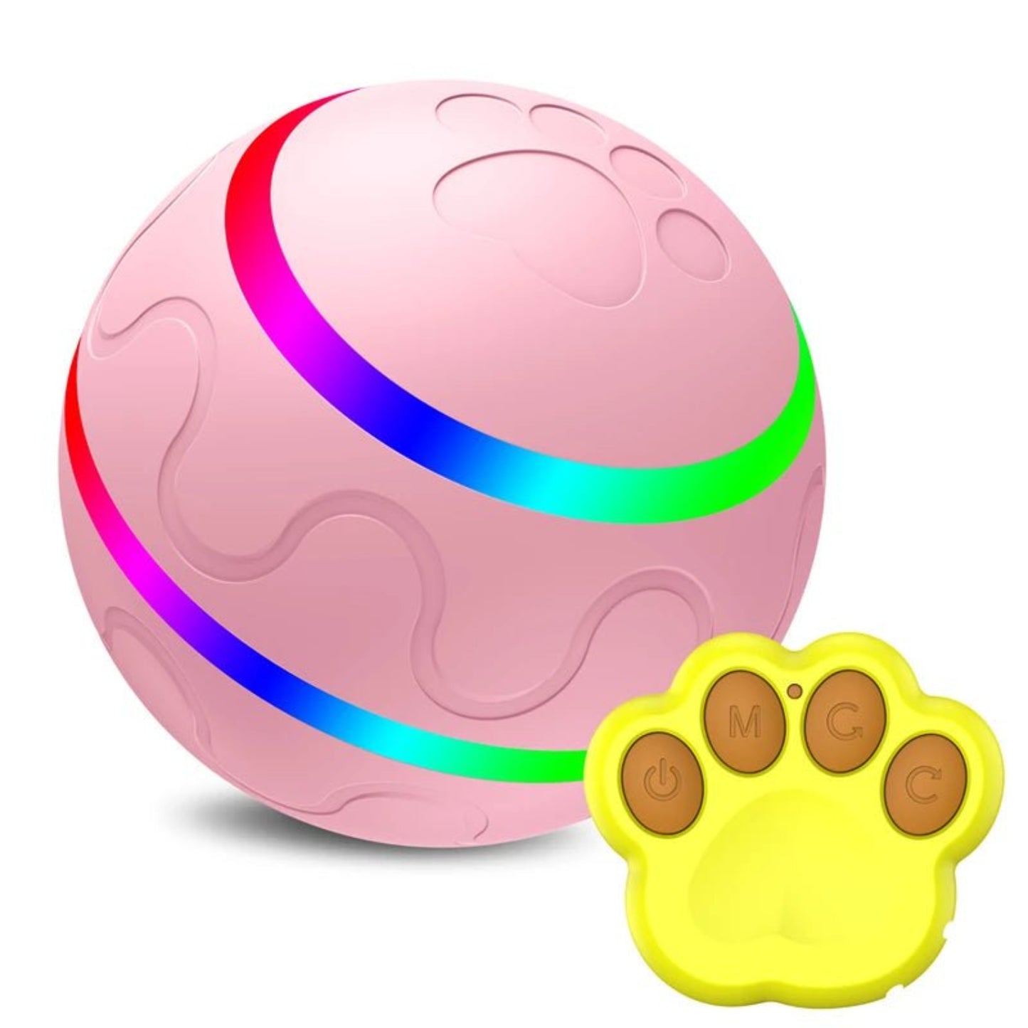 Smart Interactive Dog Ball – Flashing, Rotating, Waterproof Chew Toy - Best Buddy Store