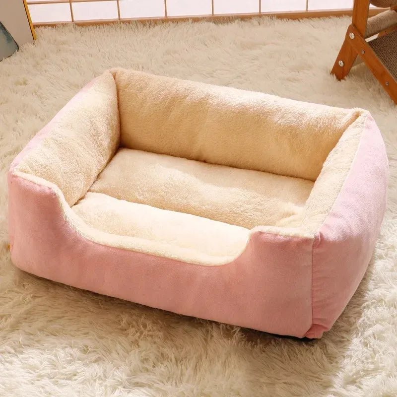 Square Plush Soft Cat Sofa Bed - Best Buddy Store