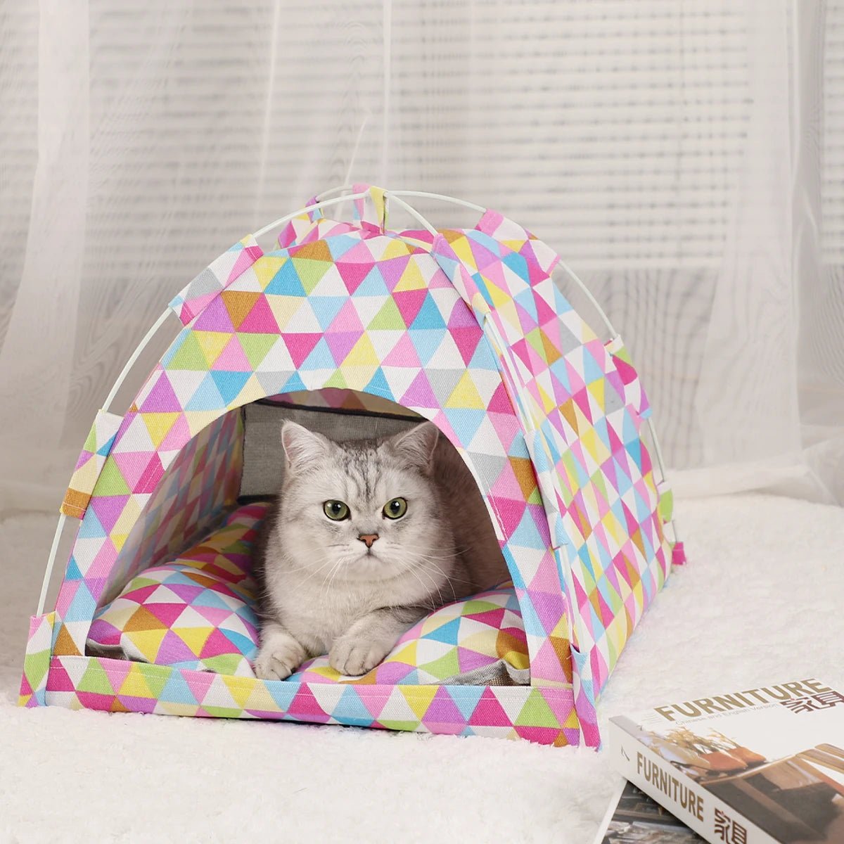 Warm Pet Tent Bed for Cats - Best Buddy Store